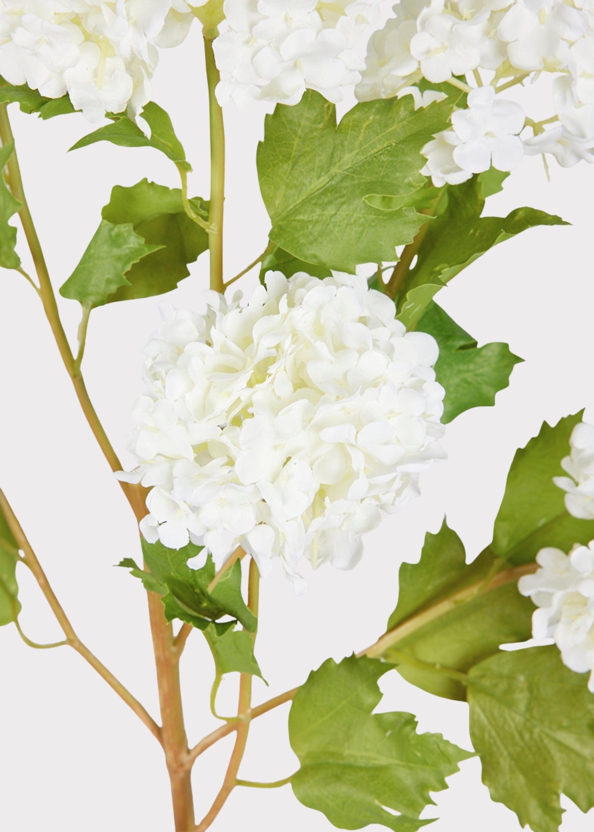 White Artificial Hydrangea Stem for Table Centerpiece