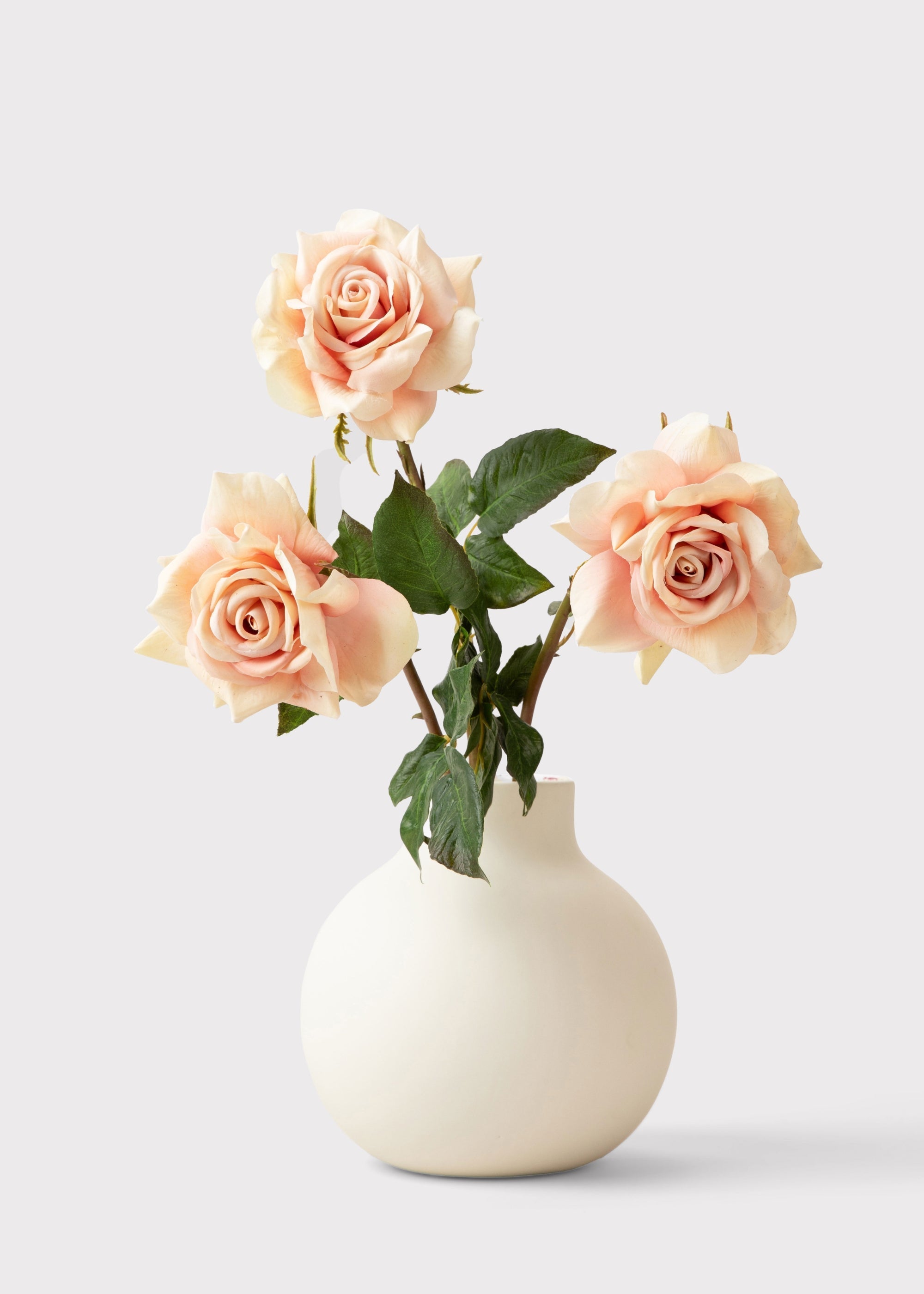 Pink Real Touch Artificial Rose Bundle for Home Decor