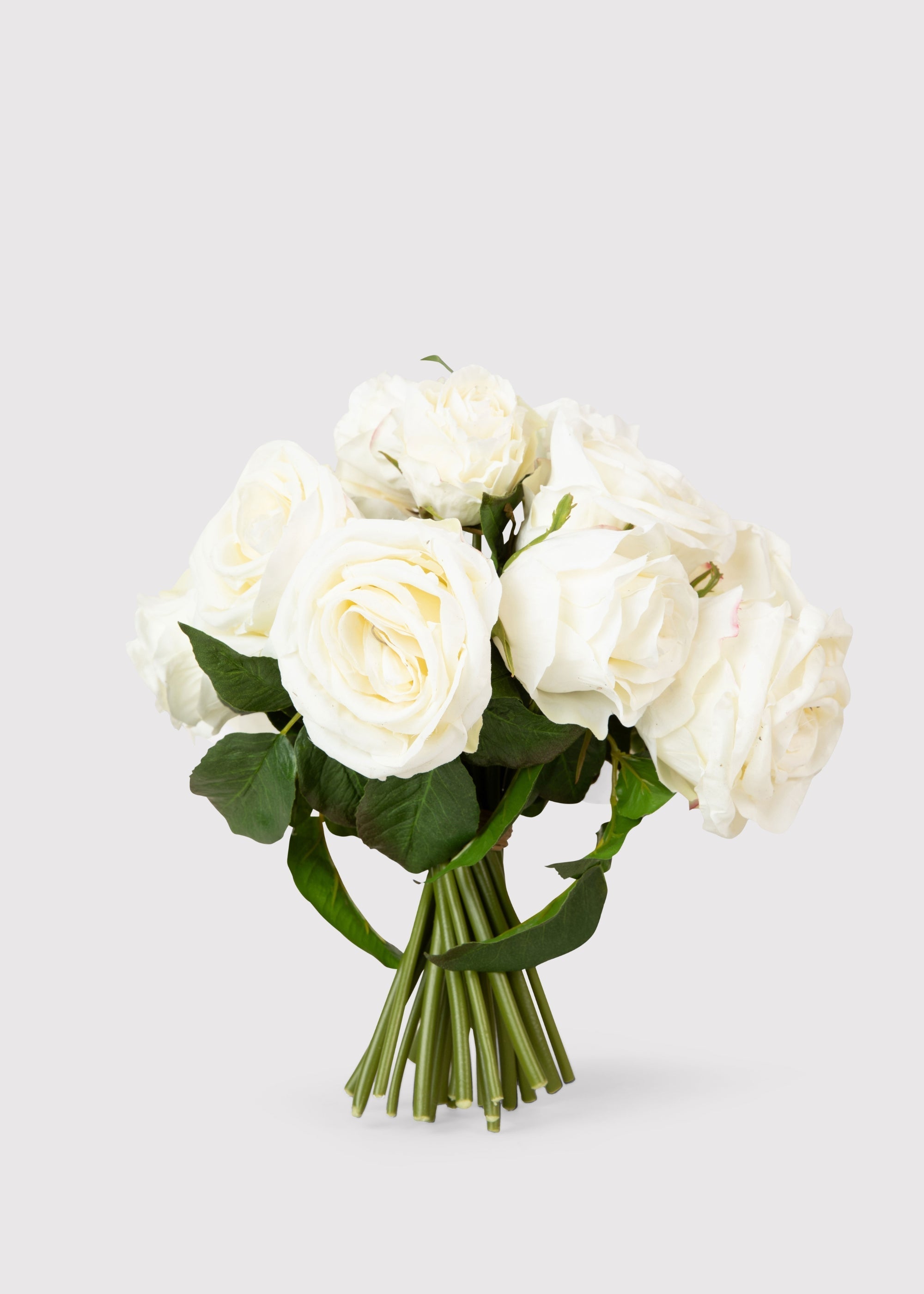 Cream Artificial Rose Bouquet for Vase Styling