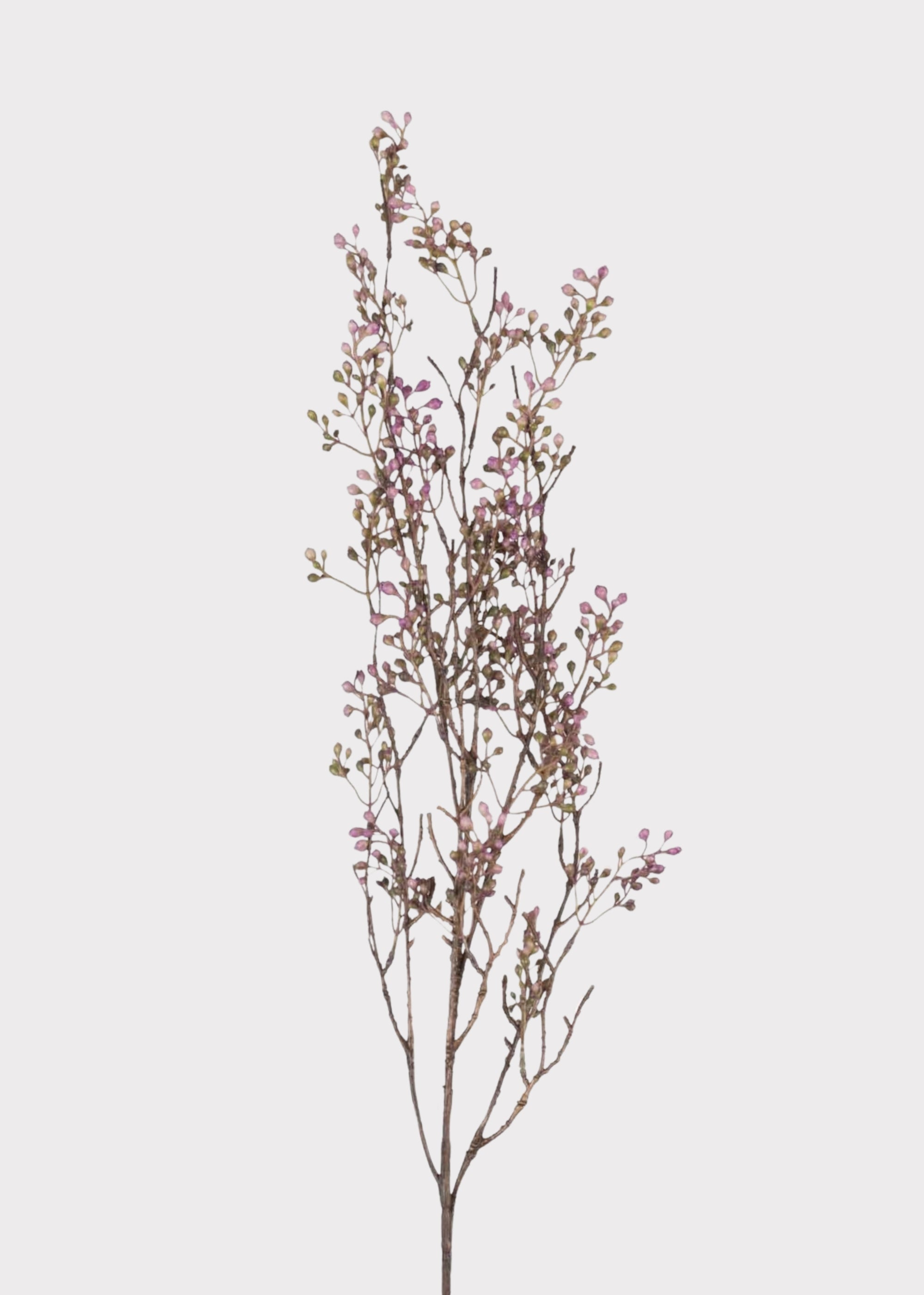 Purple faux berry branch for holiday vase decor