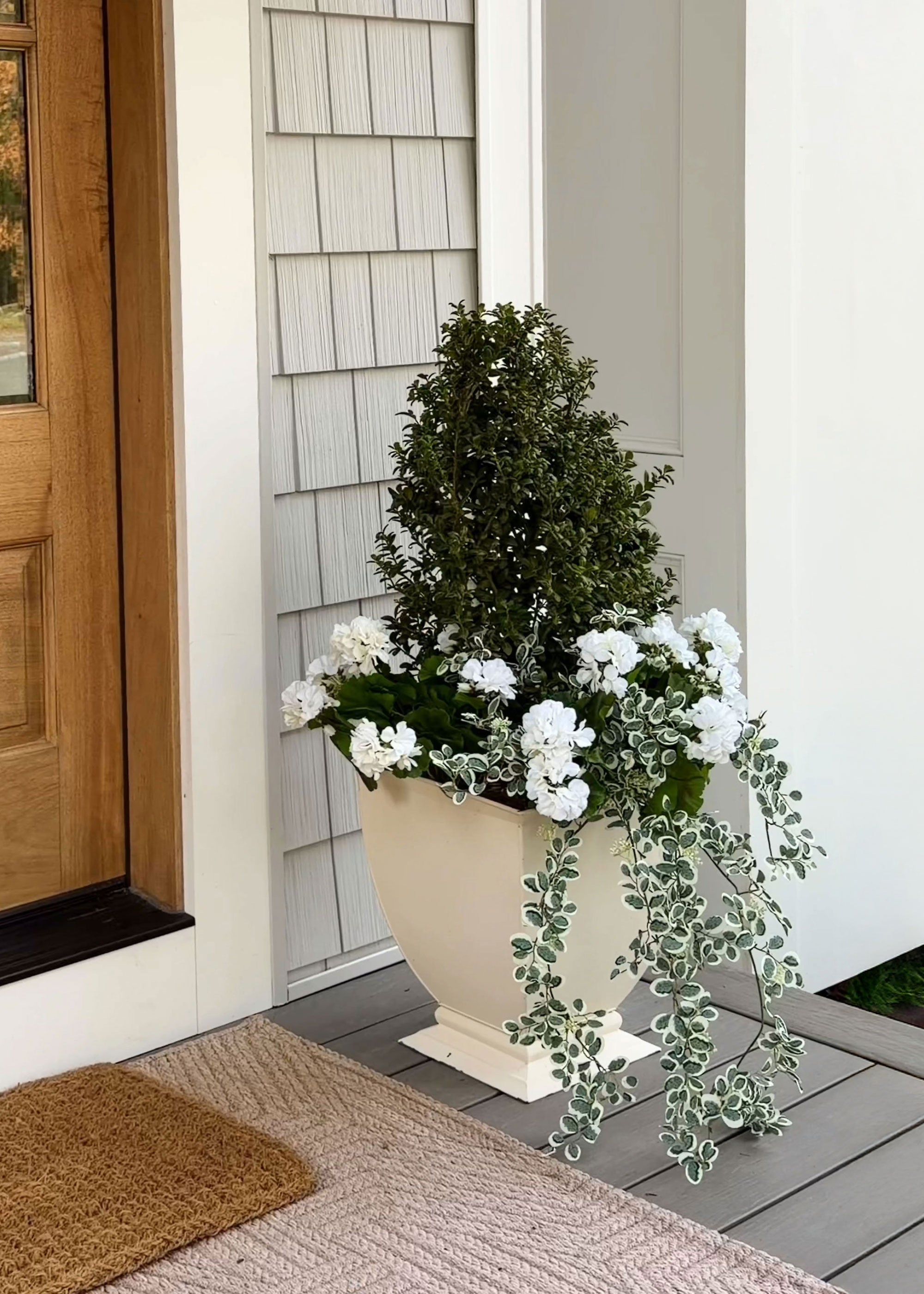 Green Artificial Leaf Bush for Home Decor