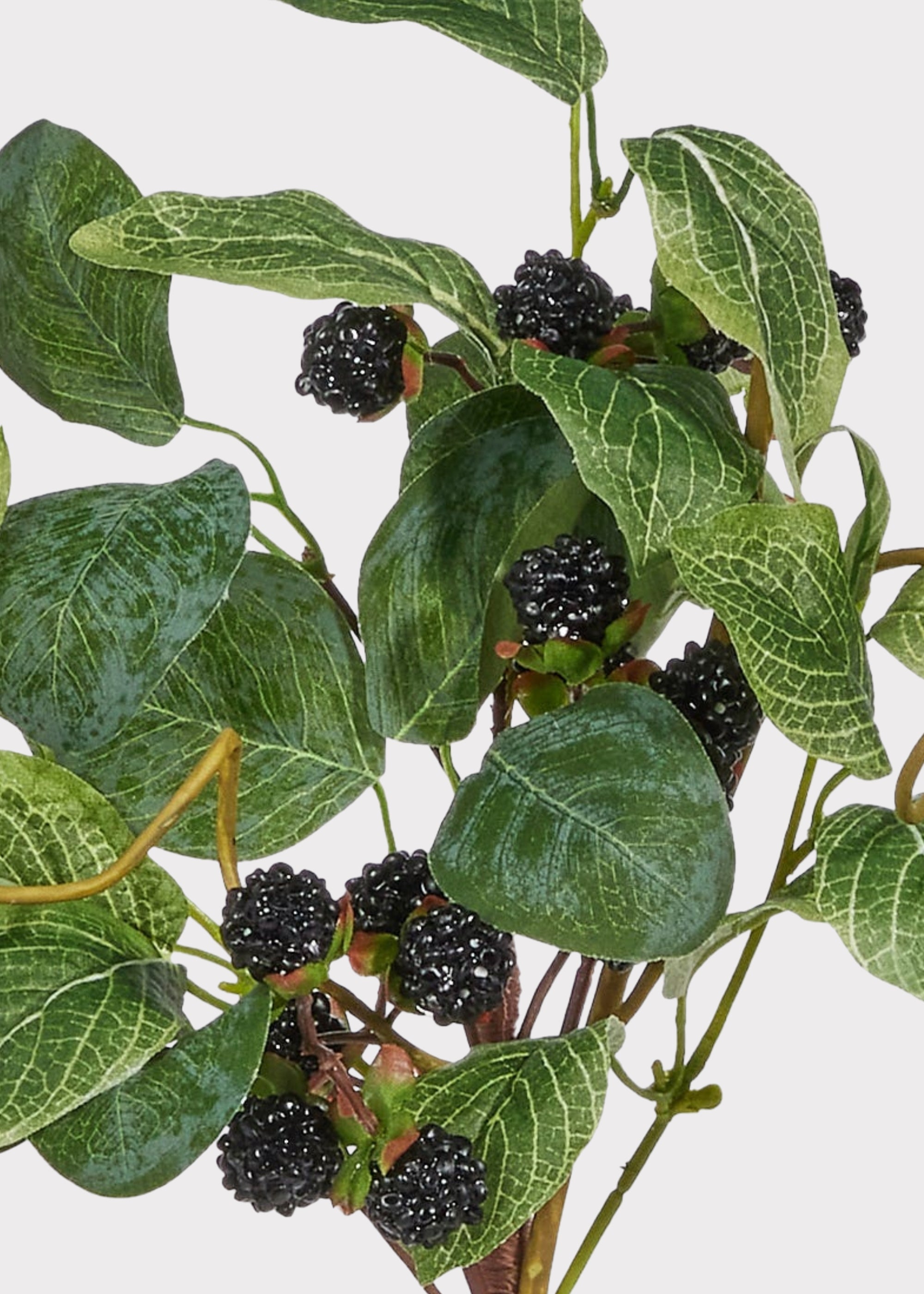 Black Artificial Berry Pick for Table Centerpiece