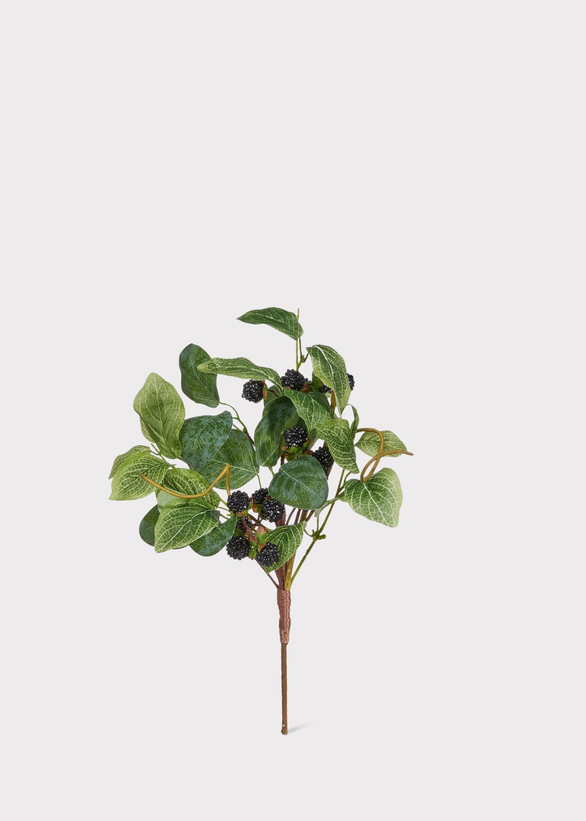 Black Artificial Berry Pick for Home Decor