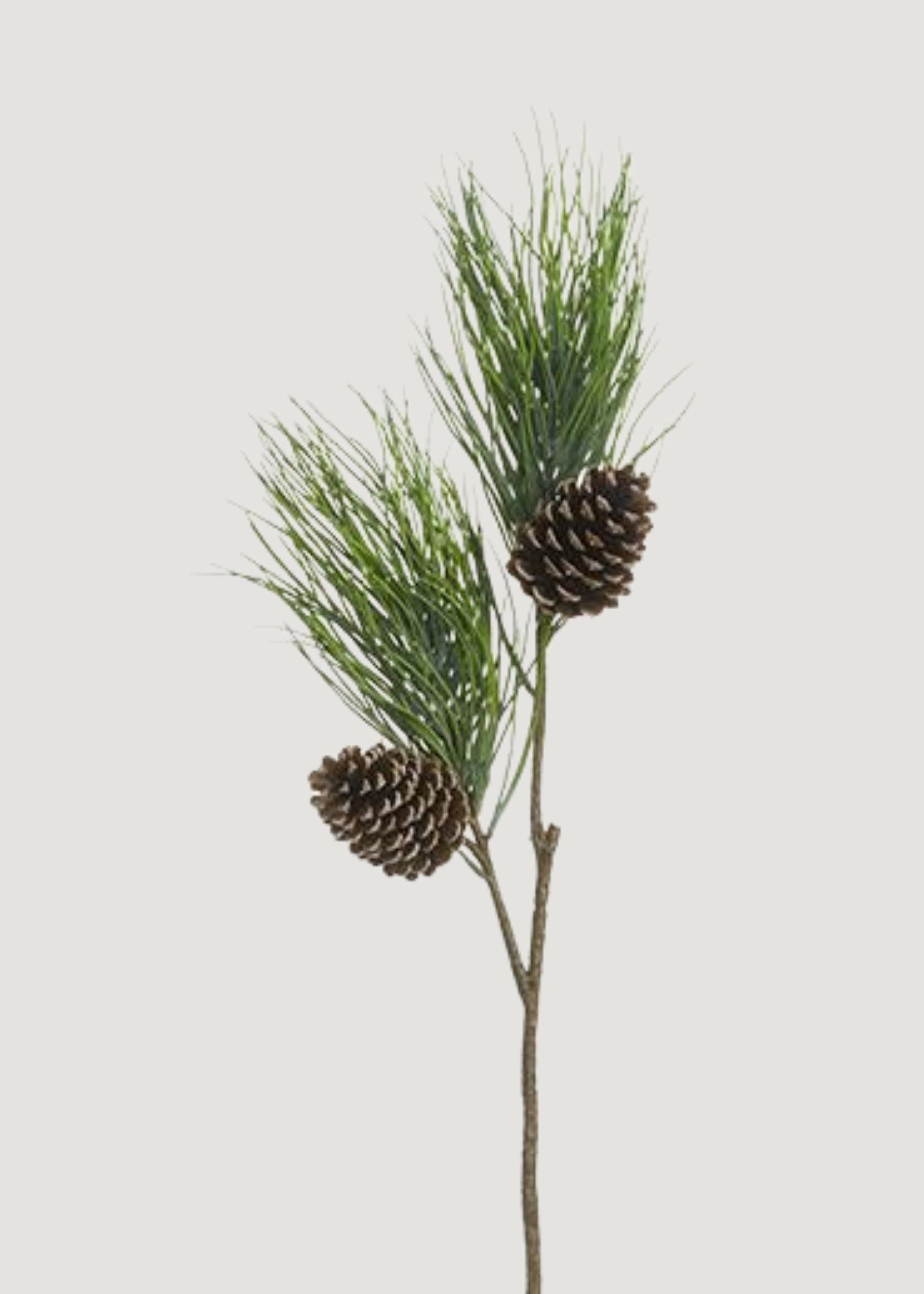 Green Artificial Pine Branch for Vase Styling