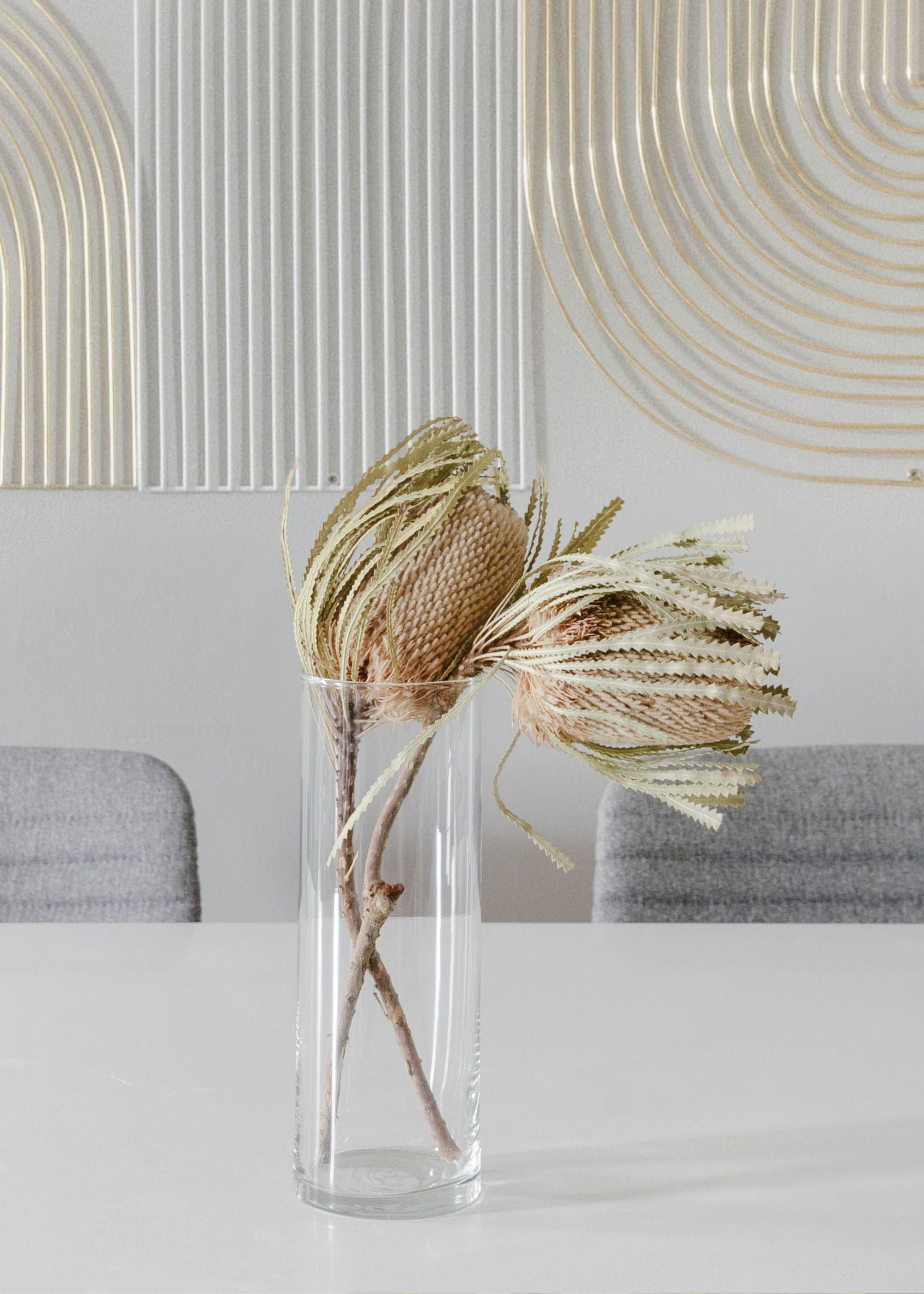 Natural Dried Banksia Hookeriana Bundle for Wedding Decor