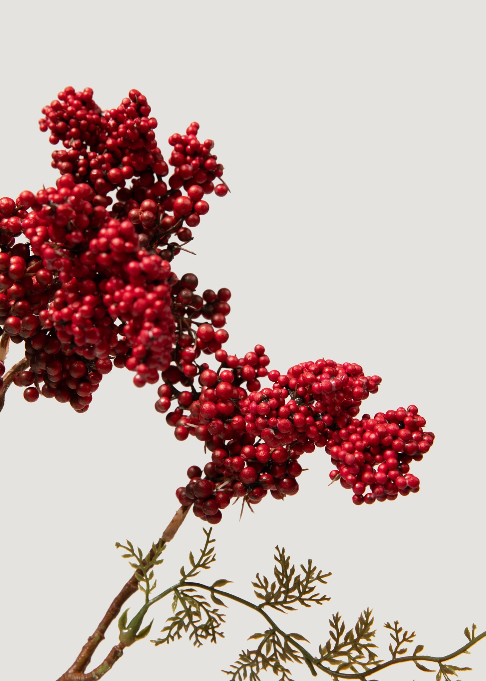 Red Artificial Berry Pick for Wedding Decor