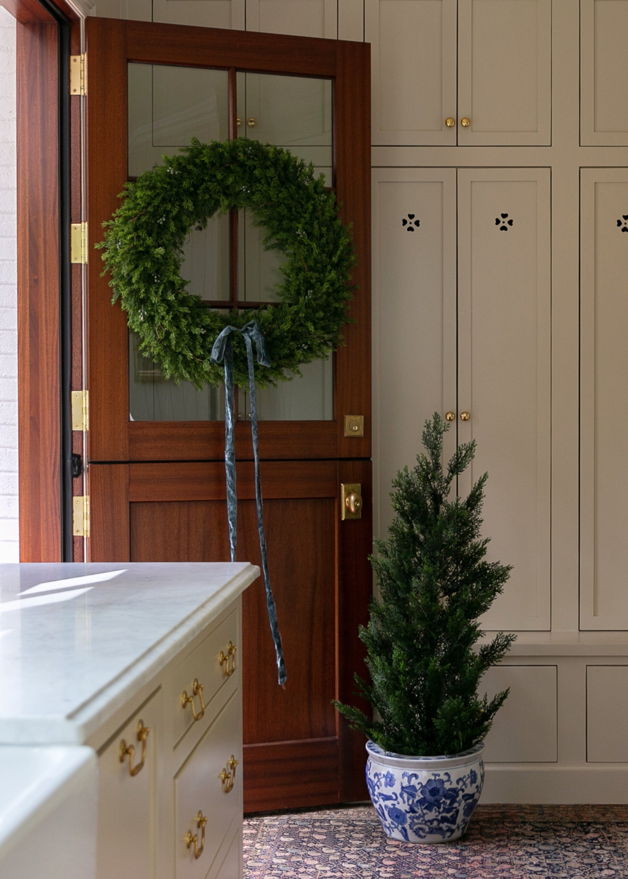 Cedar Topiary Tree for Home Decor