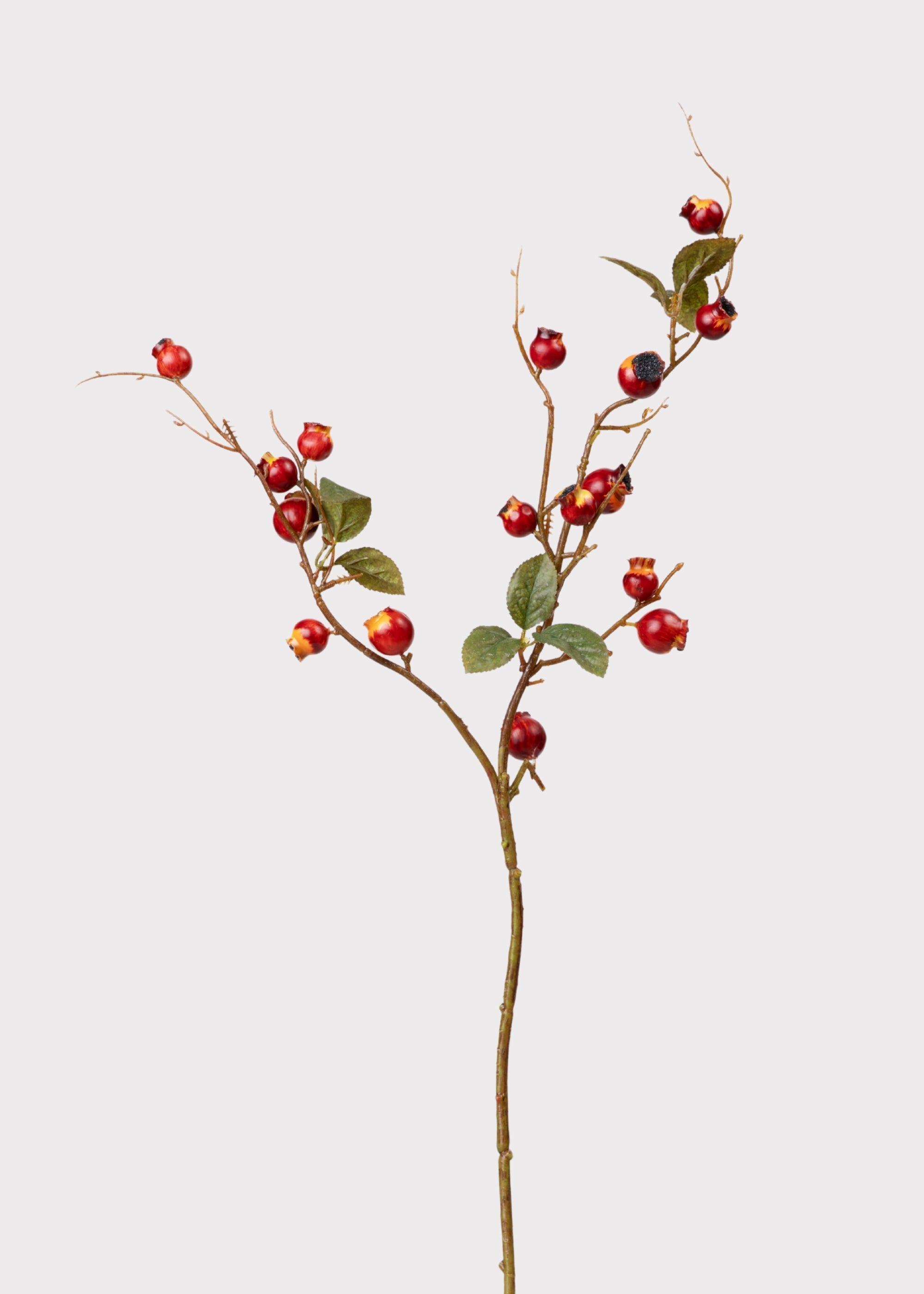 Red Artificial Berry Branch for Vase Styling