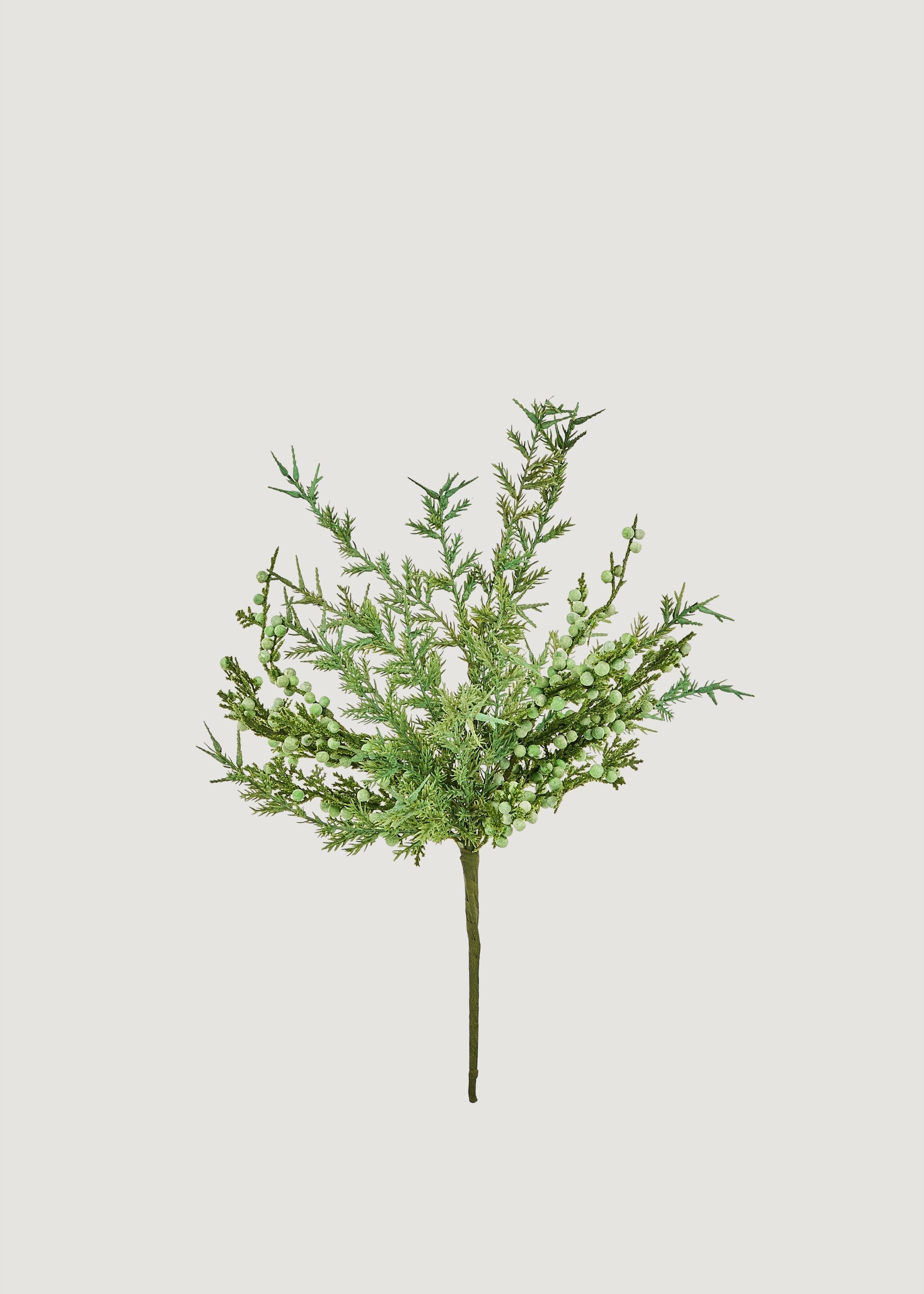 Green Artificial Berry Pick for Vase Styling