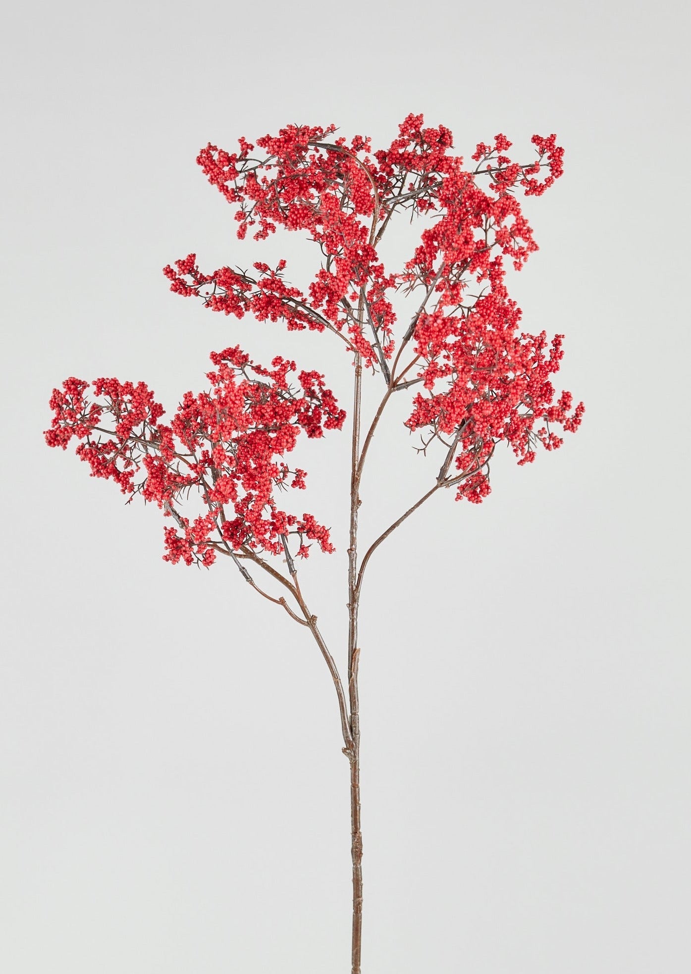 Red Artificial Berry Branch for Vase Styling