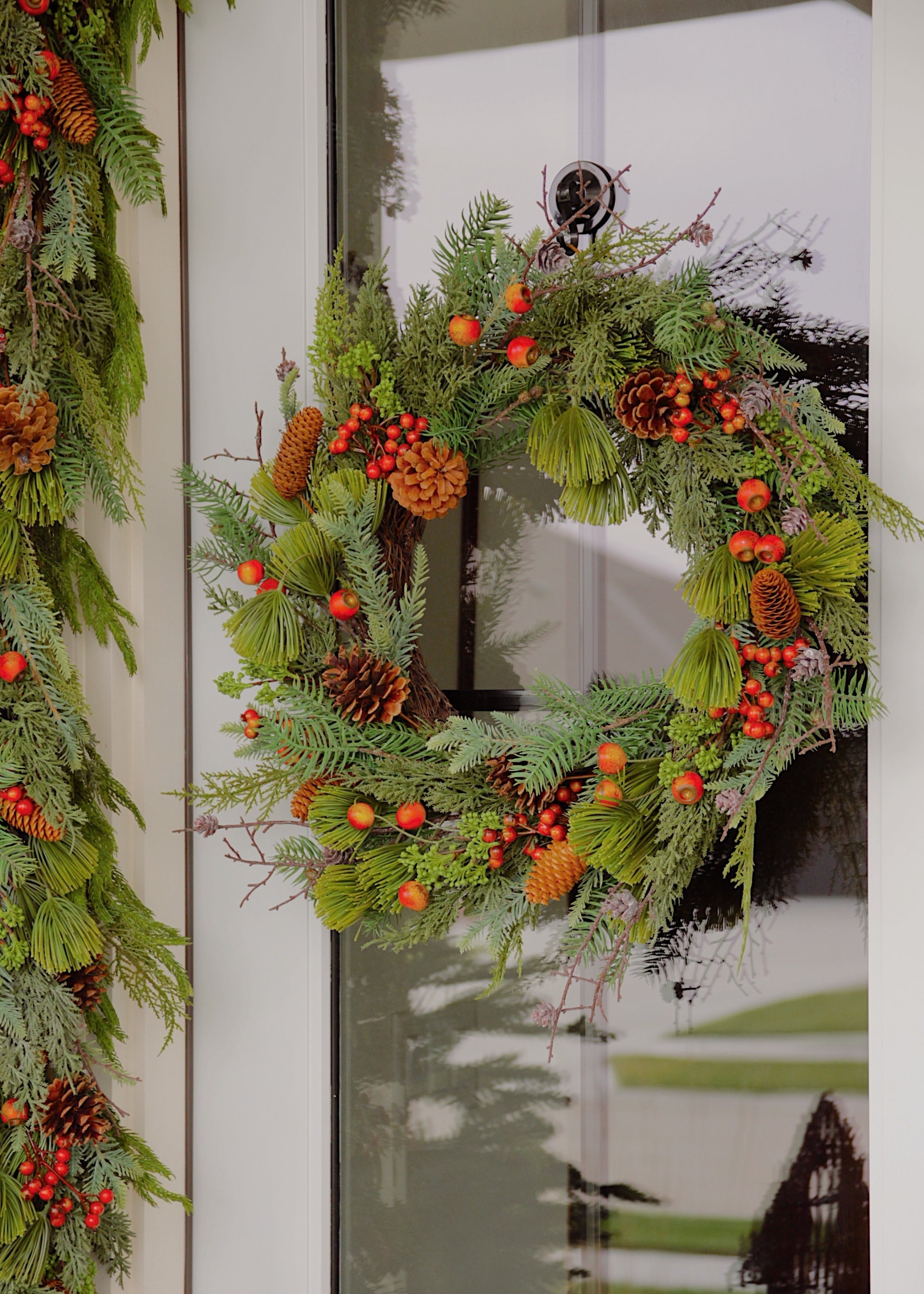 Dried Pine Wreath for Home Decor