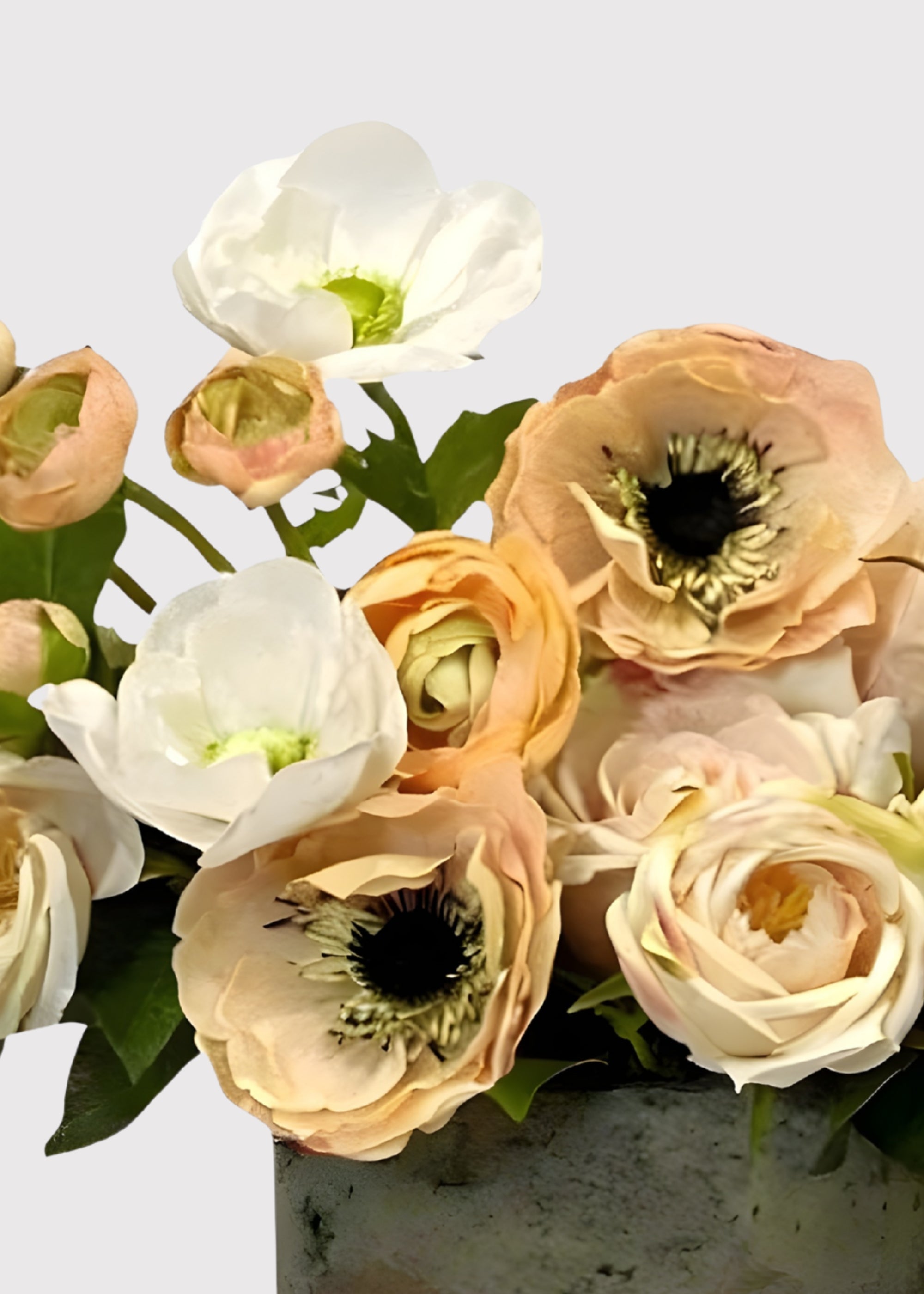 Real Touch Artificial Anemone Arrangement for Home Decor