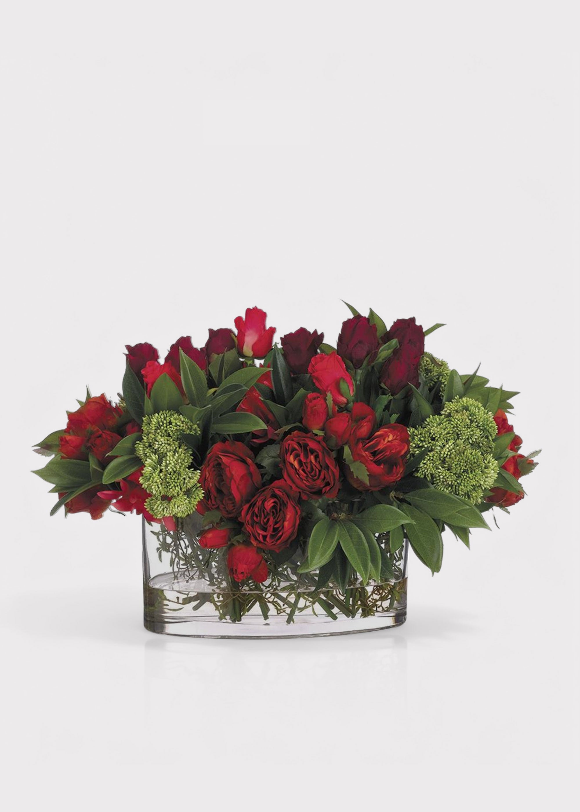 Red Artificial Dahlia Arrangement for Vase Styling
