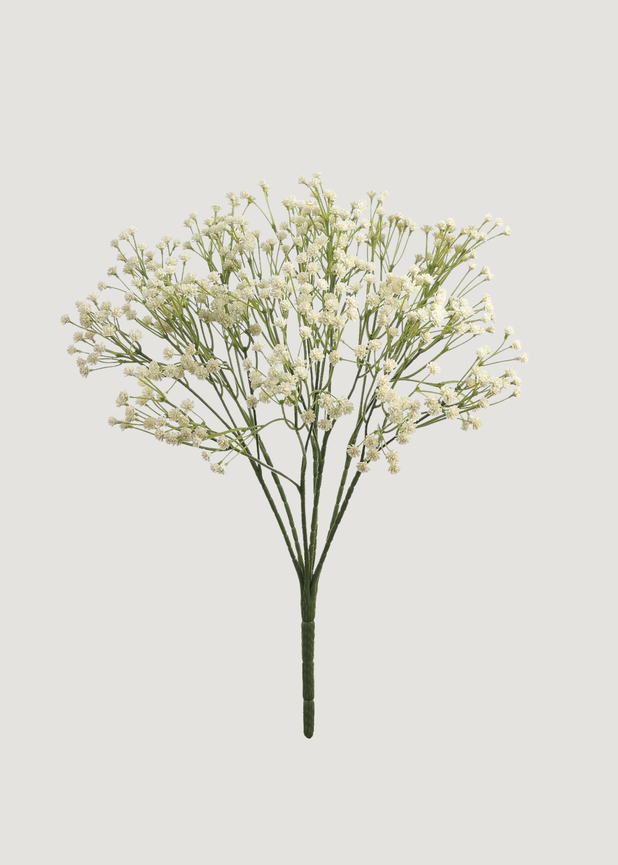 Cream artificial baby breath bush for bridal flower decor