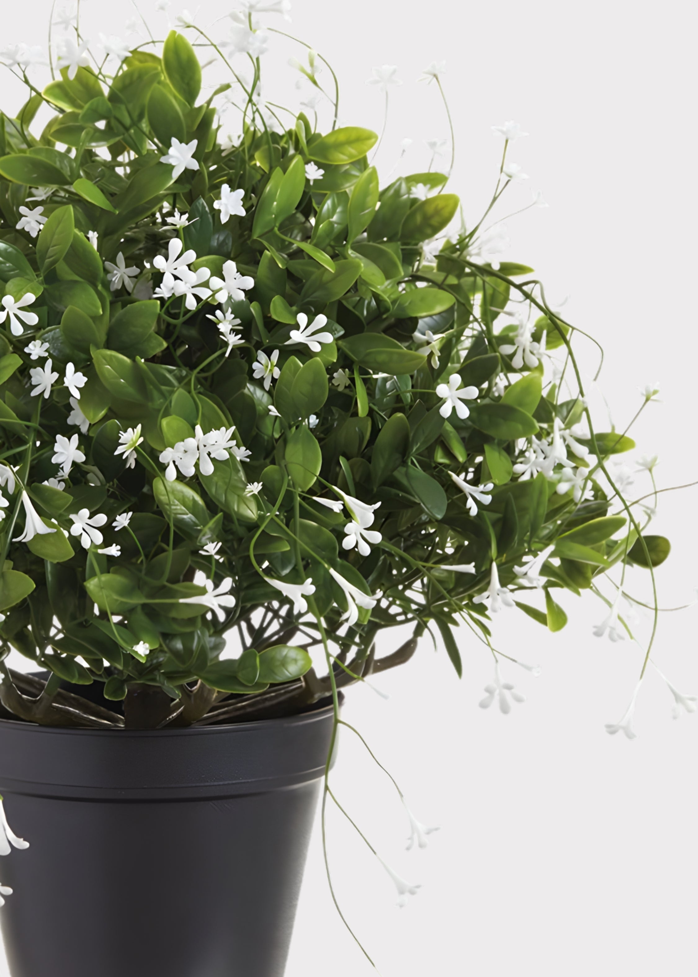 Green Artificial Outdoor Boxwood and Baby'S Breath Potted for Wedding Decor