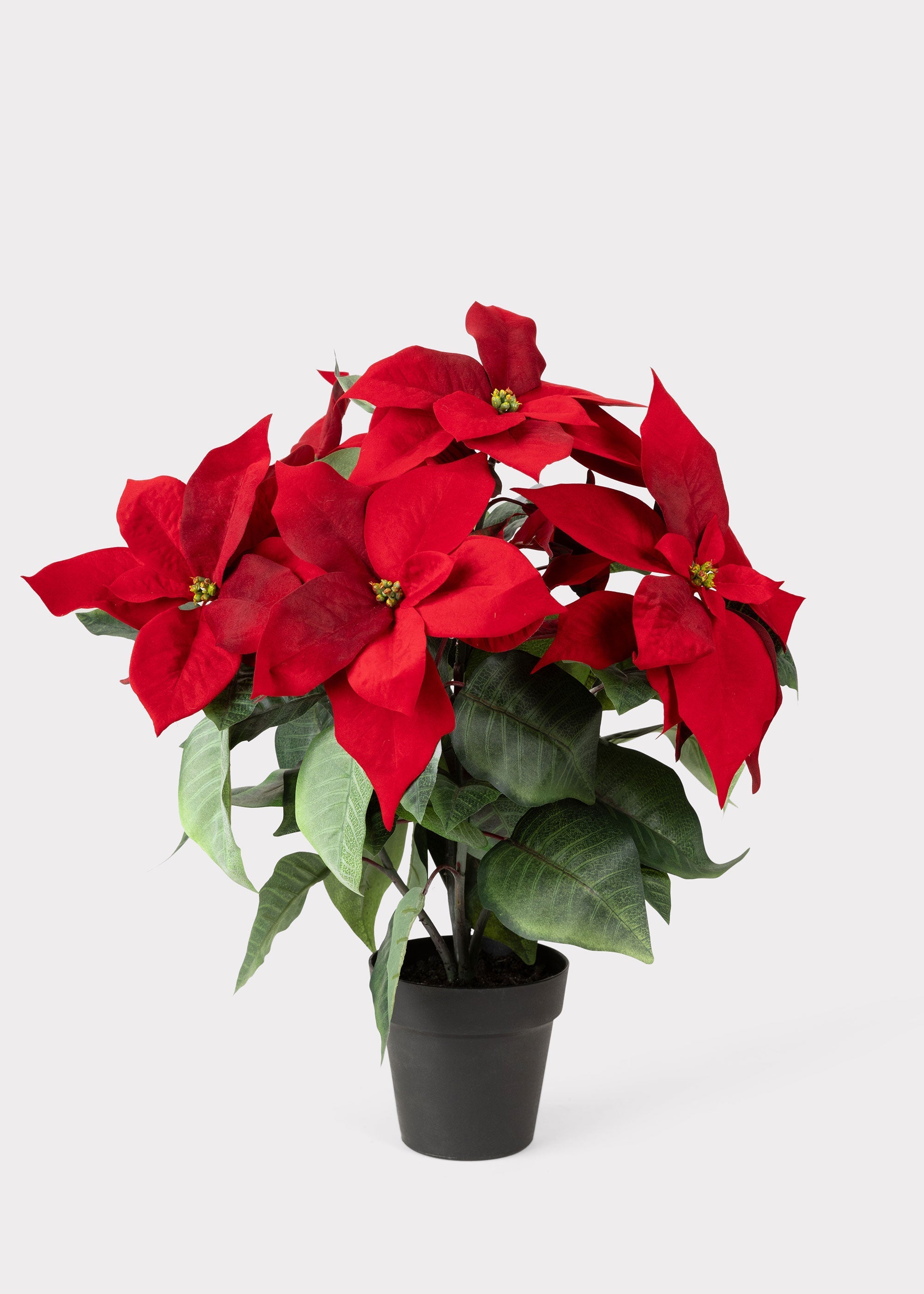 Red Artificial Poinsettia Tree for Vase Styling