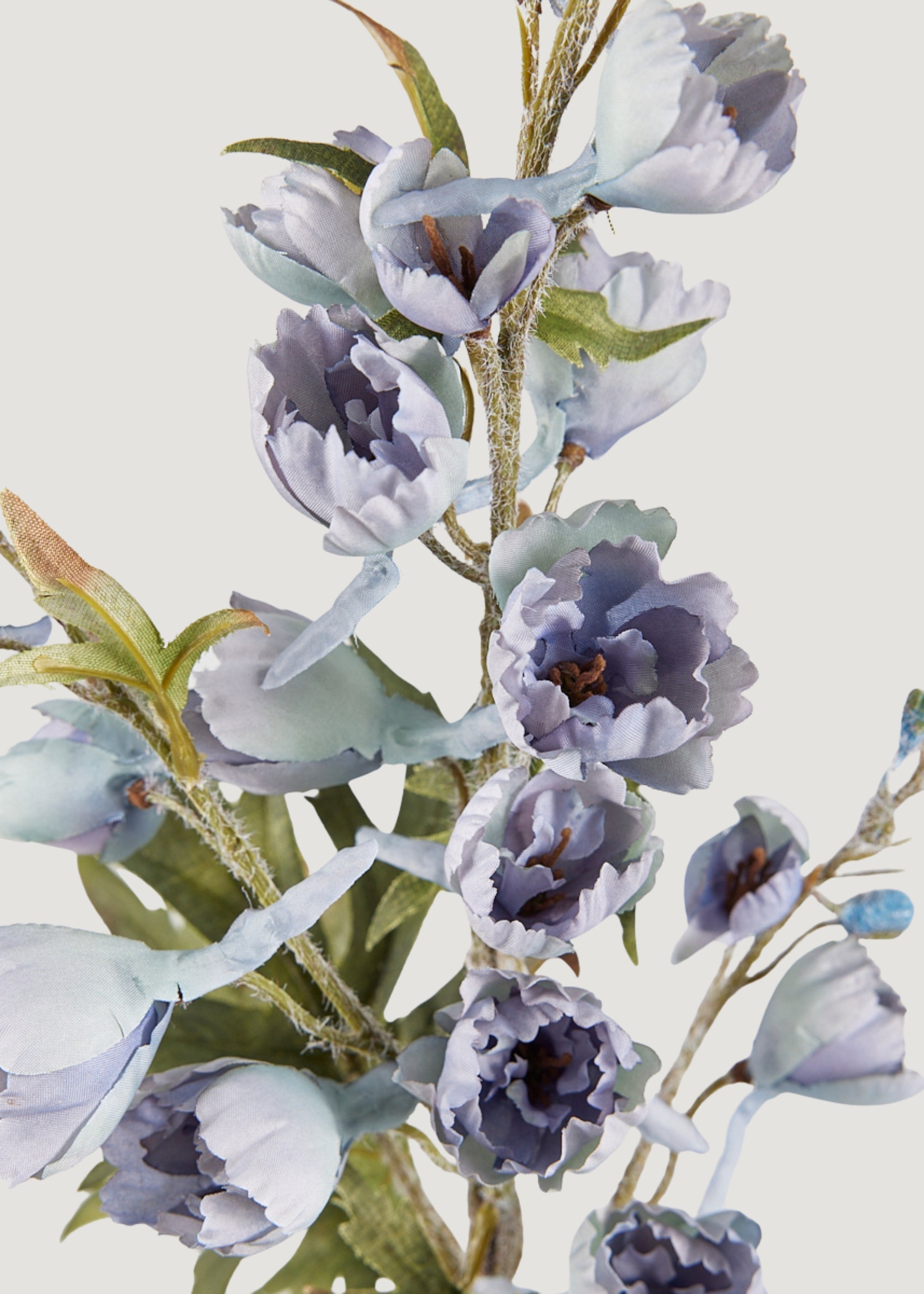 Dusty Blue Artificial Delphinium Stem for Home Decor