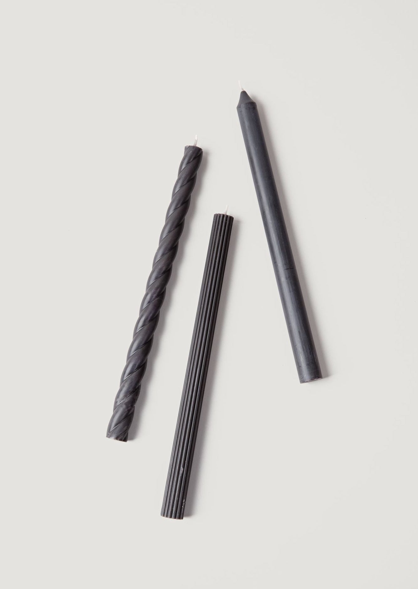 Black Pack Taper Candles for Vase Styling