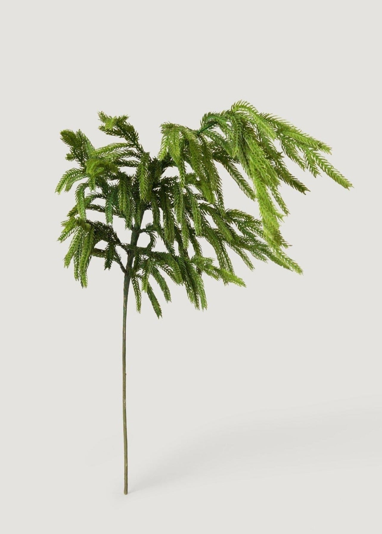 Artificial greenery branch for mantel and table decor