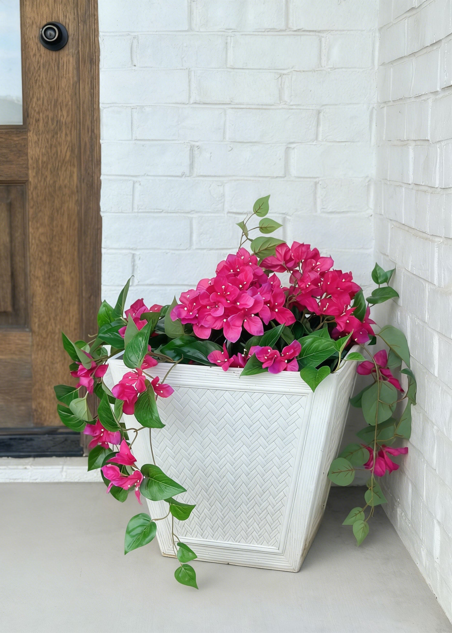 Pink Artificial Bougainvillea Bush for Table Centerpiece