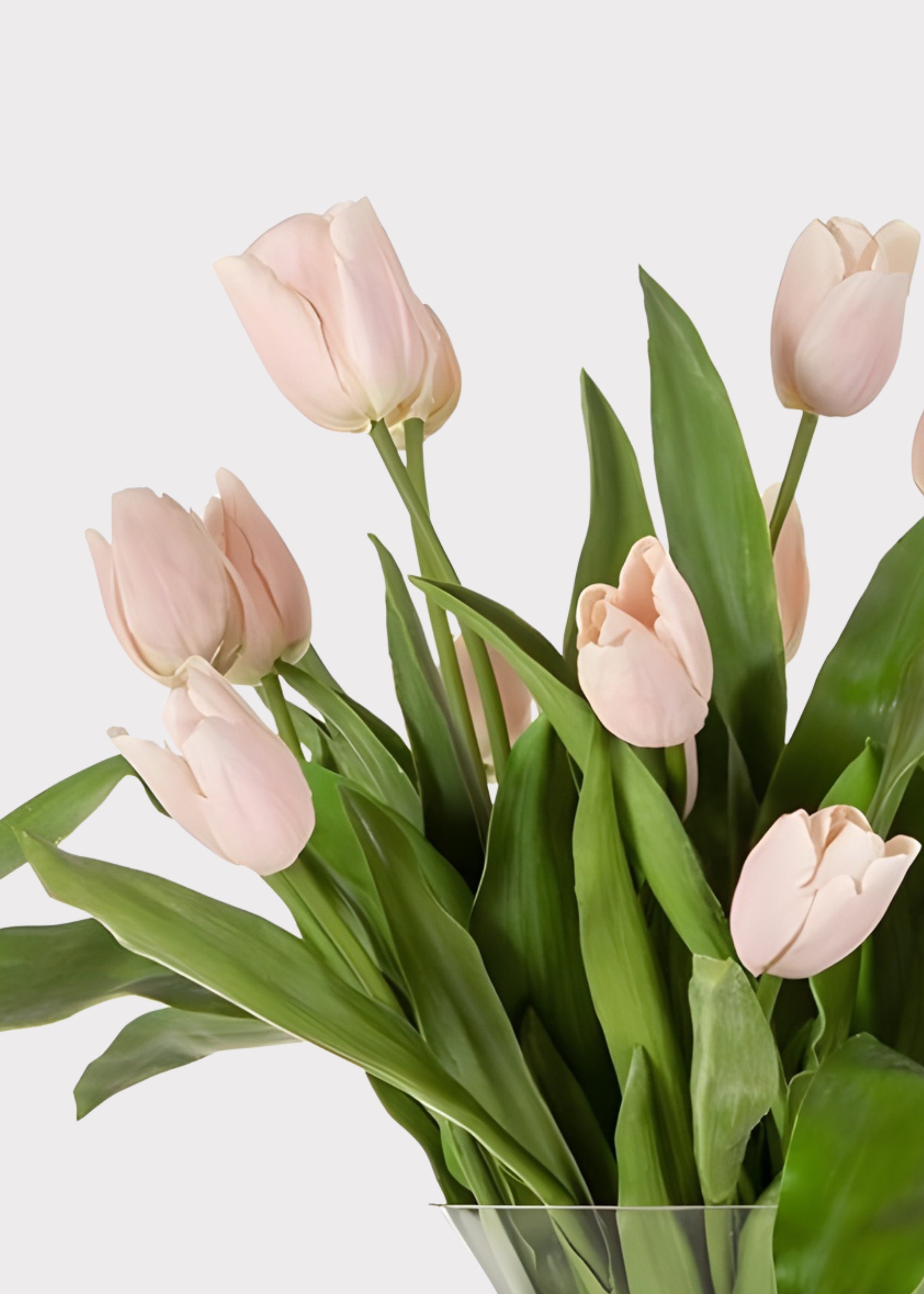 Pink Artificial Tulip Arrangement for Home Decor