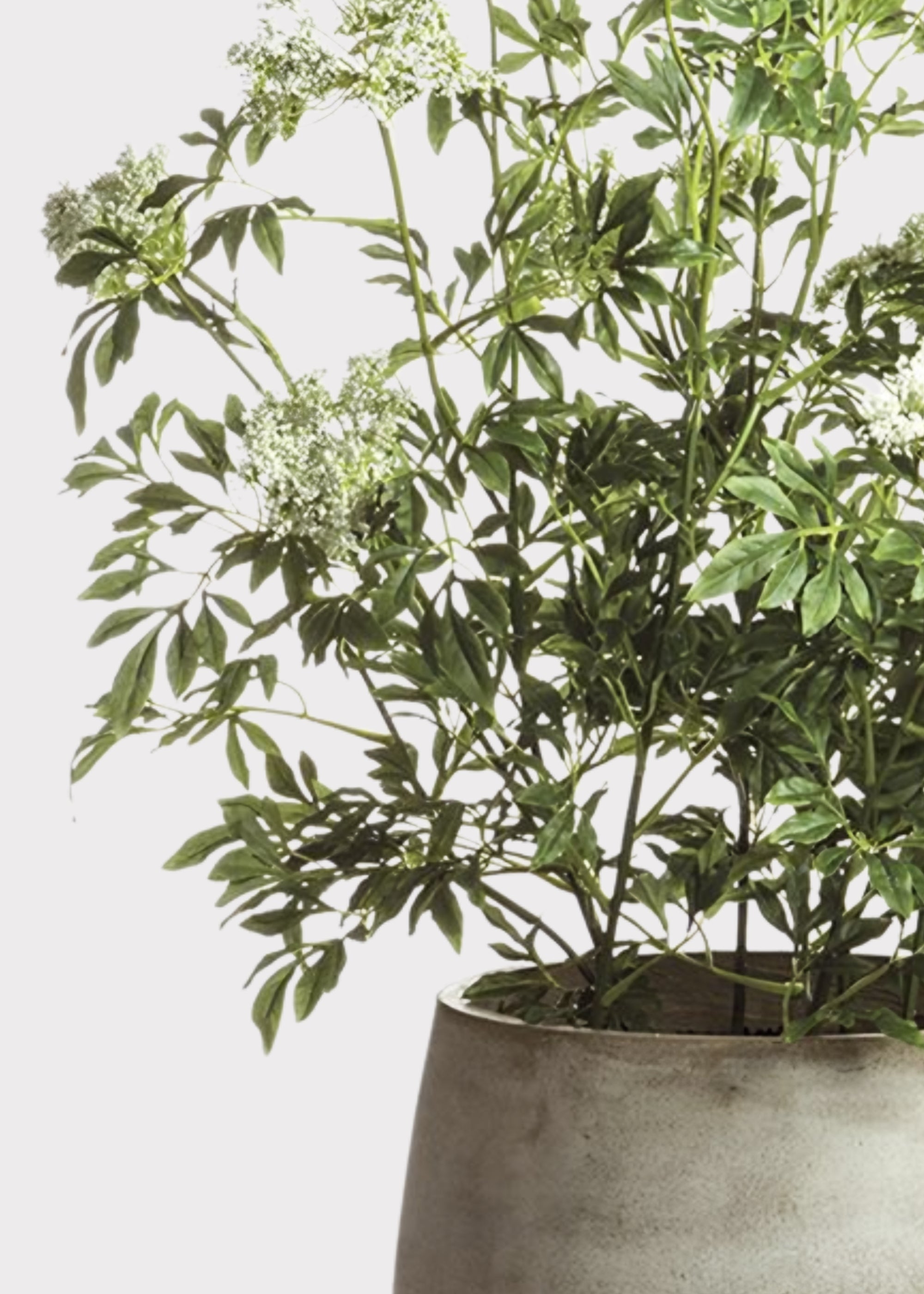 Artificial Queen Anne's Lace Arrangement for Home Decor