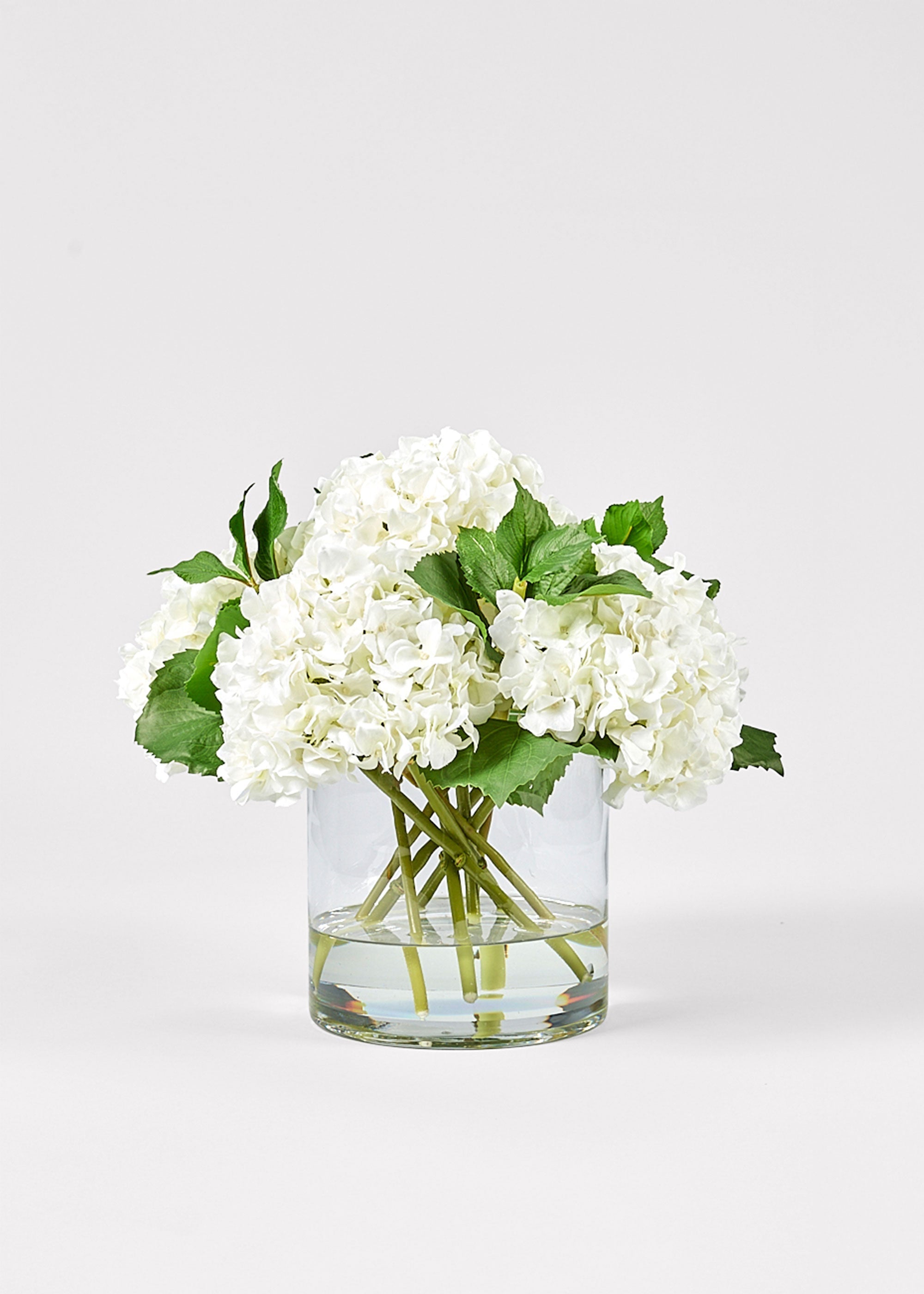 White Artificial Hydrangea Arrangement for Vase Styling