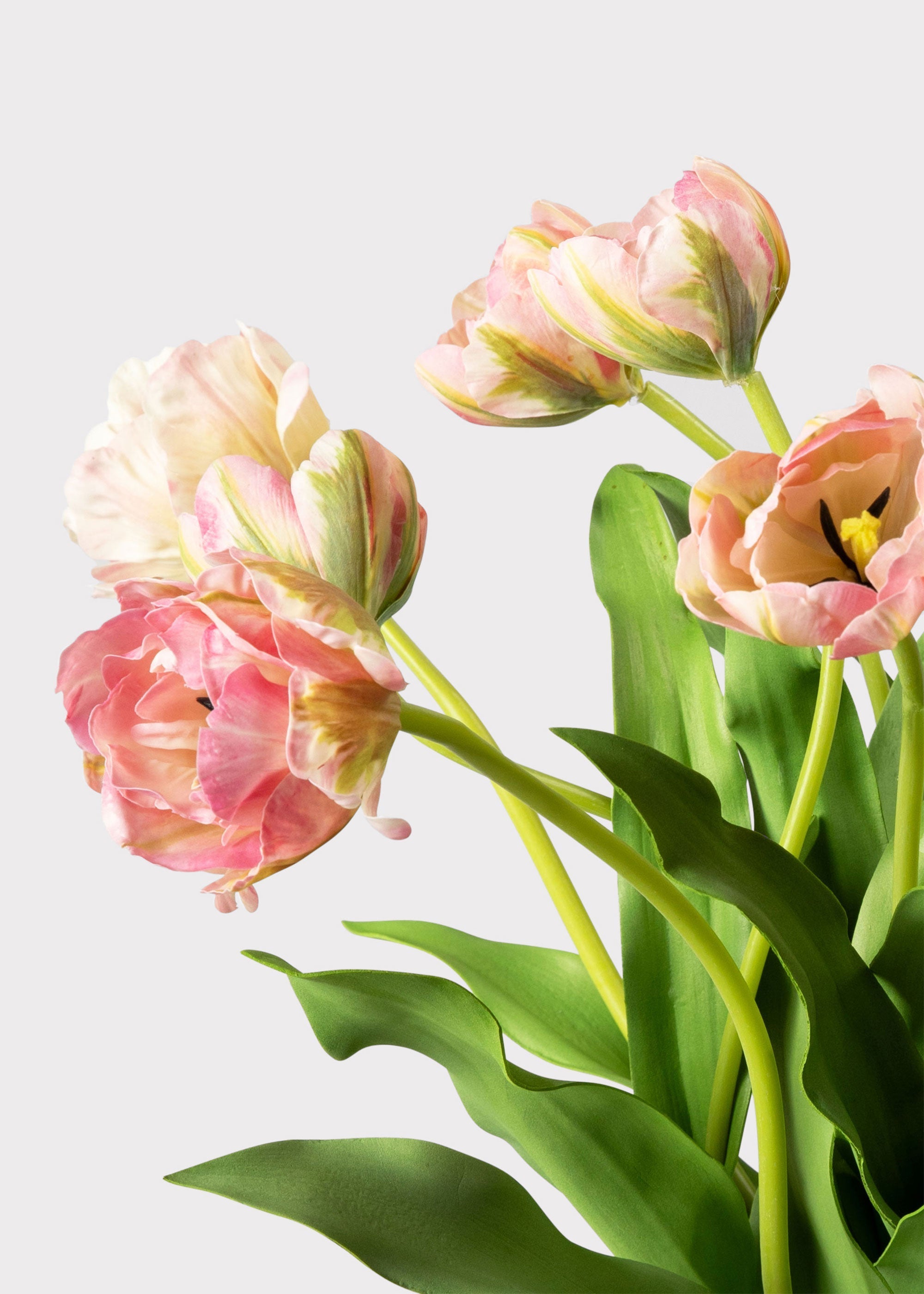 Pink Artificial Tulip Arrangement for Home Decor