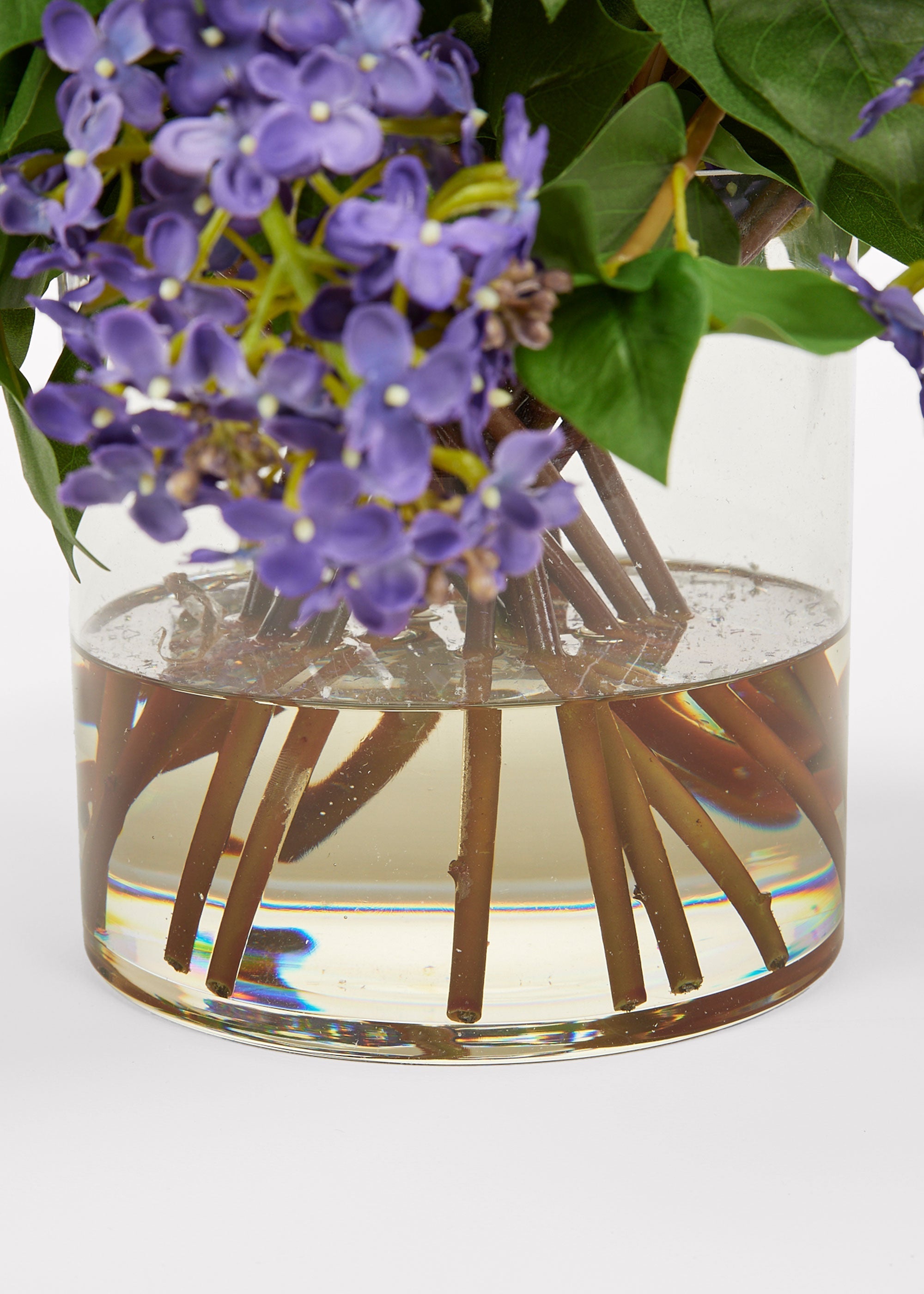 Purple Artificial Lilac Arrangement for Entryway Arrangement