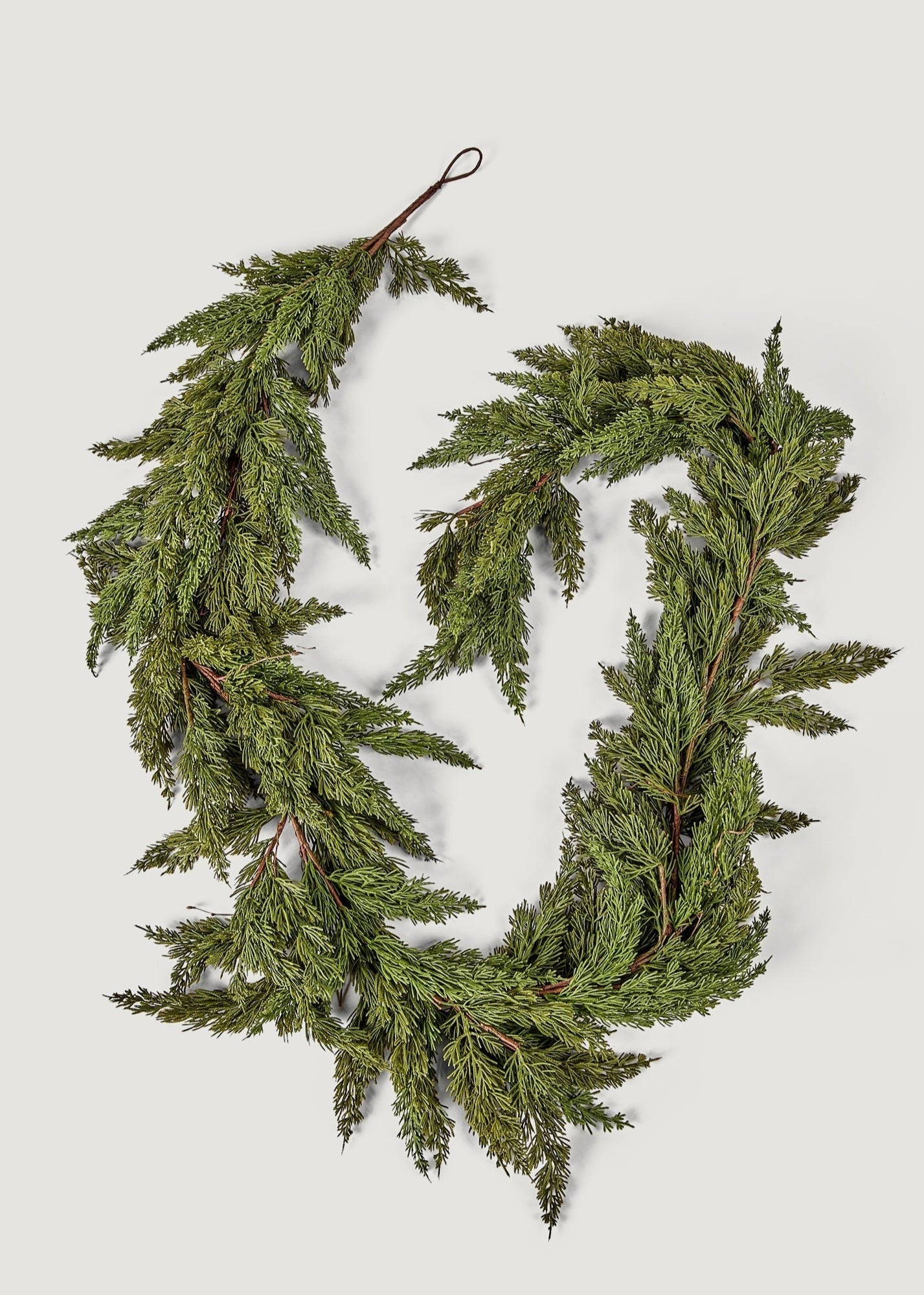Green Artificial Cedar Garland for Vase Styling