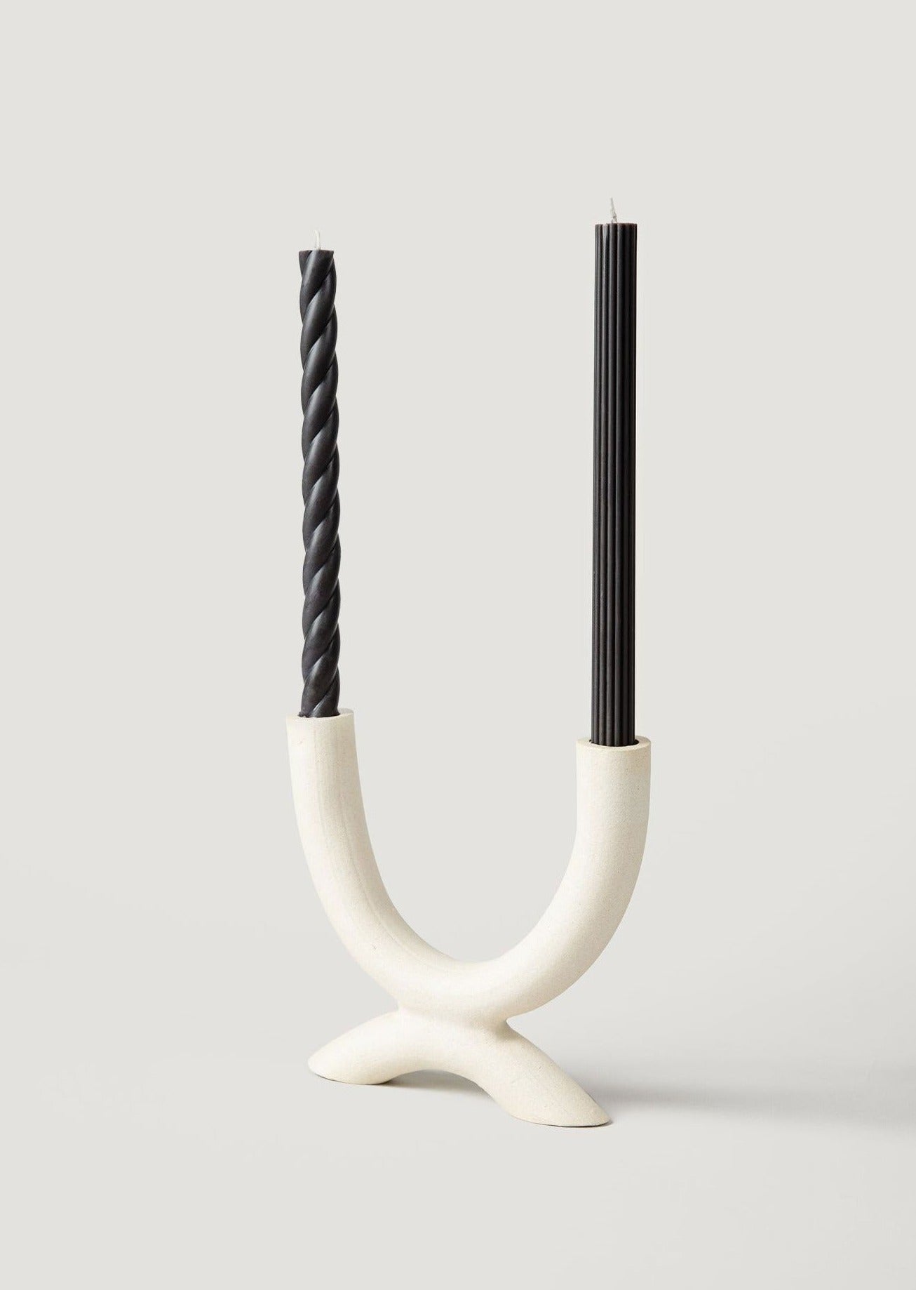 Black Pack Taper Candles for Table Centerpiece
