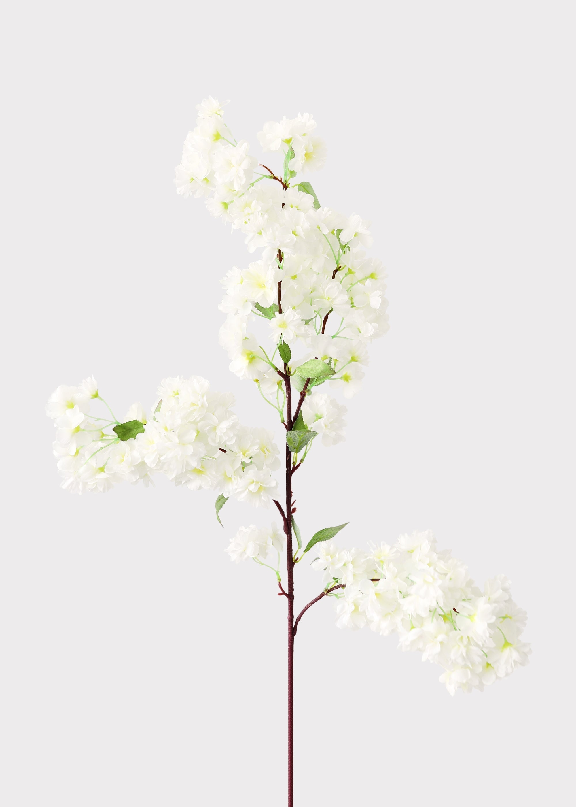 Cream Artificial Cherry Blossom Stem for Wedding Decor