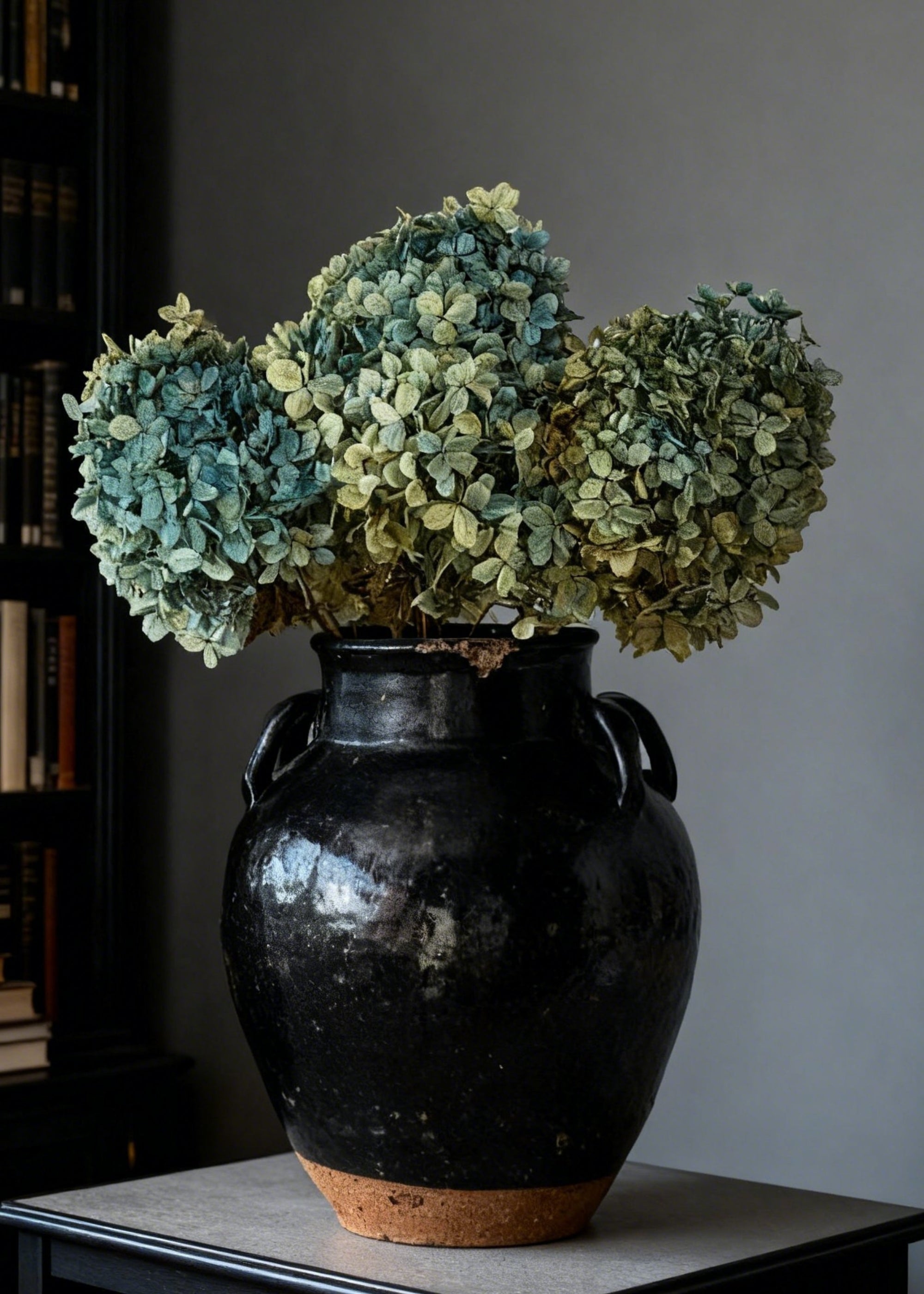 Green Dried Hydrangea Bundle for Wedding Decor