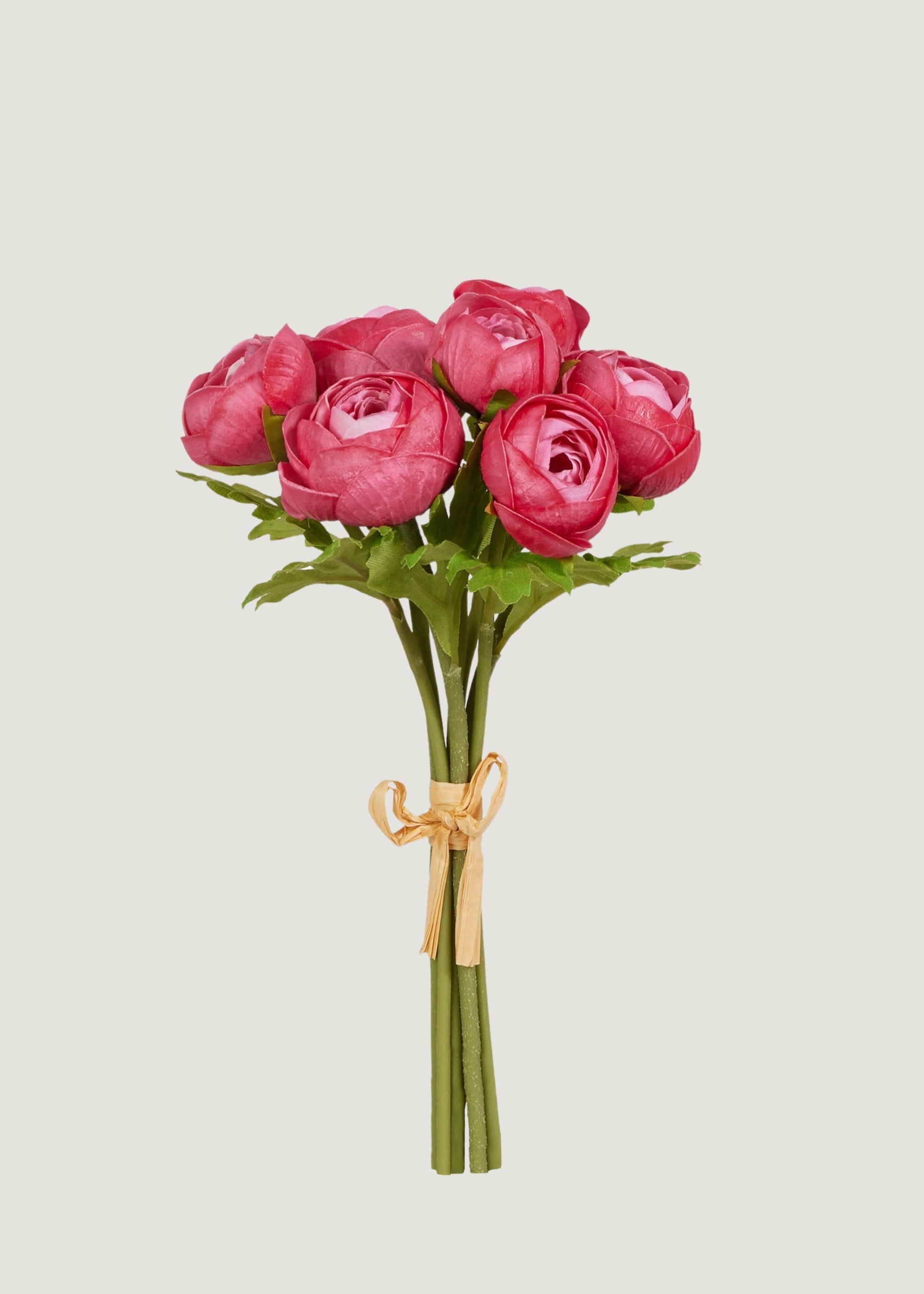 Pink Real Touch Artificial Ranunculus Bundle for Vase Styling