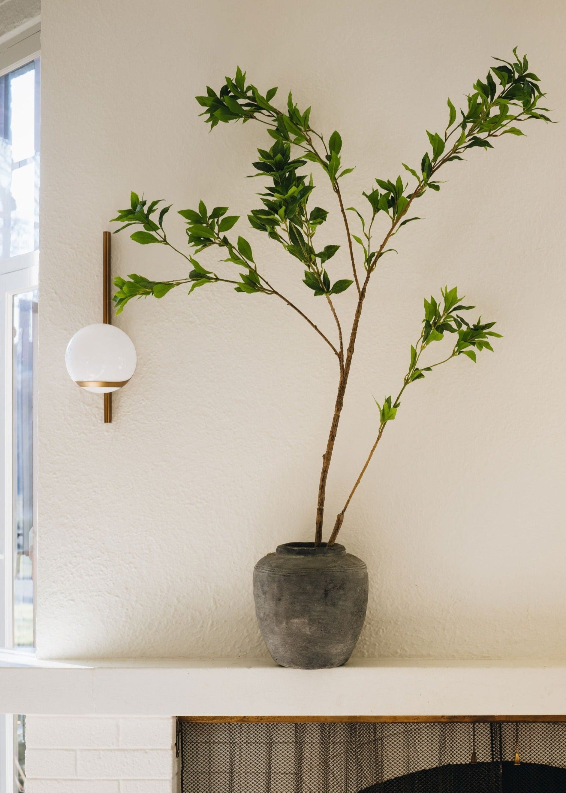Green Artificial Leaf Branch for Vase Styling