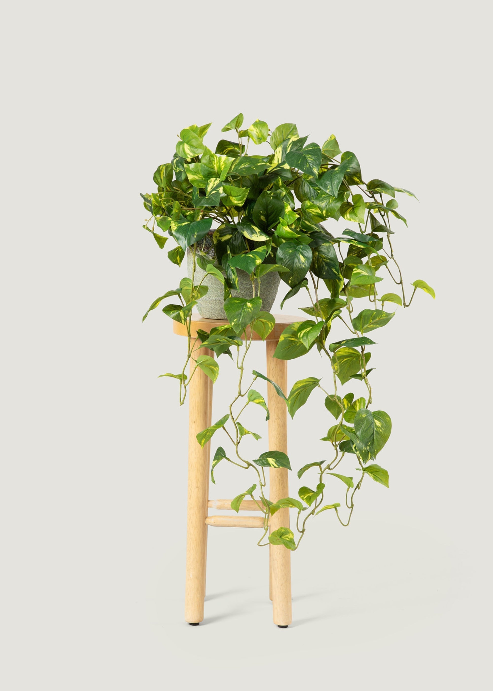 Green Artificial Deluxe Real Touch Pothos Hanging for Vase Styling