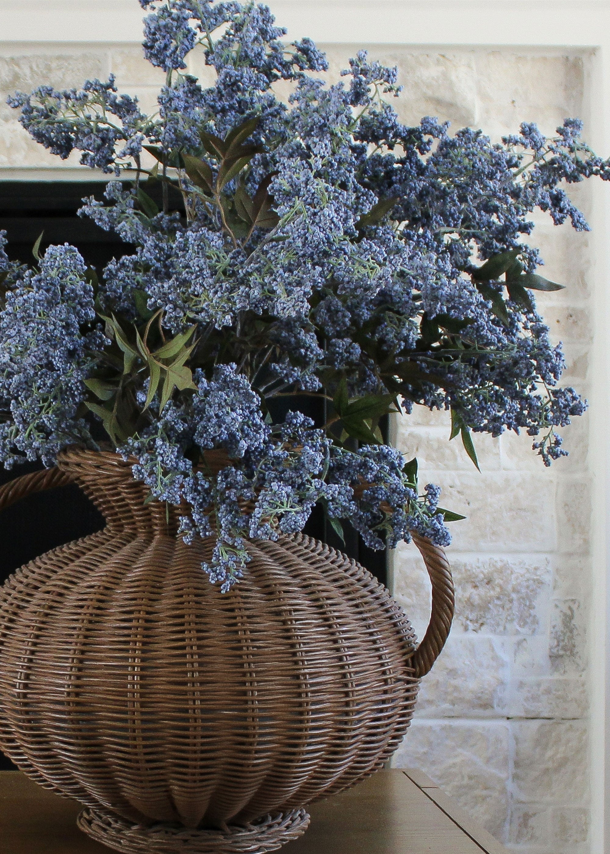 Blue Artificial Berry Branch for Wedding Decor