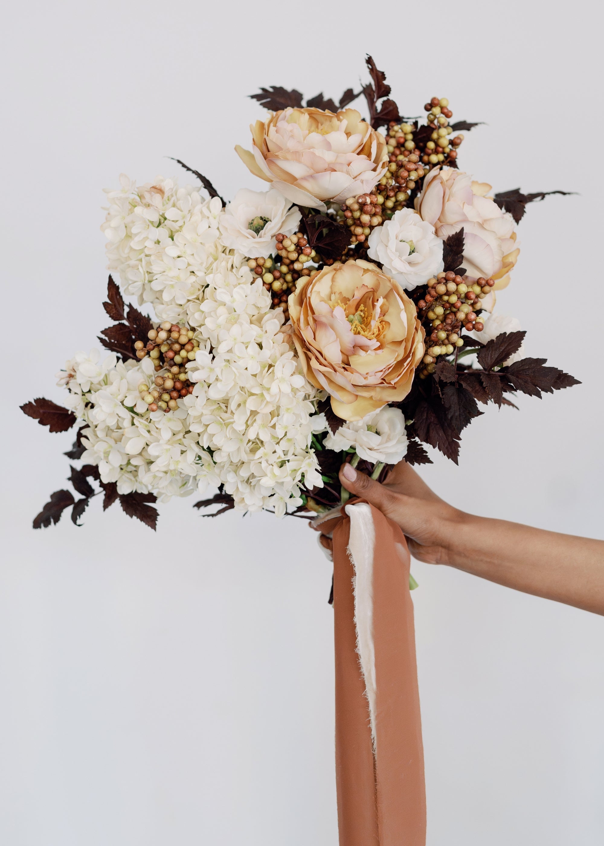 Yellow Artificial Peony Bundle for Table Centerpiece